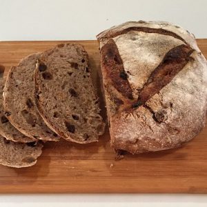 Artisan Cinnamon-Raisin-Maple-Walnut Sourdough Loaf