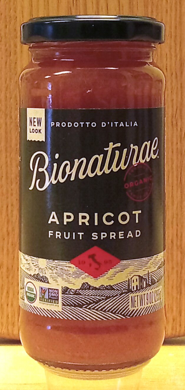 Bionaturae Organic Apricot Fruit Spread (from Italy)