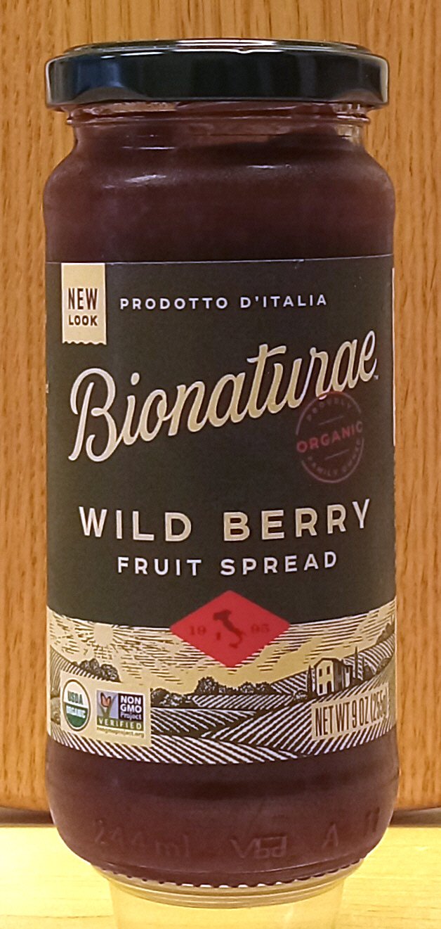 Bionaturae Organic Wild Berry Fruit Spread (from Italy)